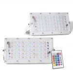 Smartonoff Bulgaria 50W RGB LED Прожектор с дистанционно управление Водоустойчив