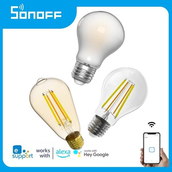 Smartonoff Bulgaria SONOFF B02-F Интелигентна WiFi LED Филамент Крушка