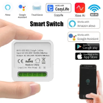Smartonoff Bulgaria WiFi DIY Мини Интелигентен Безжичен Двупосочен Превключвател 10А Alexa Google Home Cozylife Xiao Ai APP