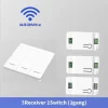 Безжичен Троен ключ за осветление + 3бр. реле 10A 220V RF 433Mhz