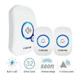 Smartonoff Bulgaria Fuers Безжичен Водоустойчив Звънец + 2 бутона