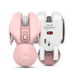 Smartonoff Bulgaria HXSJ T37 2.4G Безжична Геймърска Мишка Розов цвят