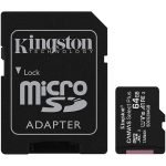 Kingston Canvas Select Plus MicroSD Карта памет 64GB 100MB/s