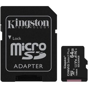 Kingston Canvas Select Plus MicroSD Карта памет 64GB 100MB/s