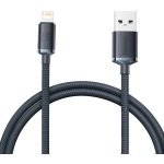 Baseus Crystal Shine Series CAJY000001 Кабел USB-A към Lightning 2.4A 1.2m Черен