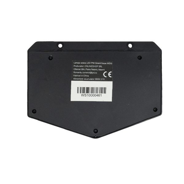 PNI GreenHouse WS10 LED Соларна лампа 100 светодиода 600 lm PIR ъгъл 120 градуса 1800 mAh Стенен монтаж - Image 2