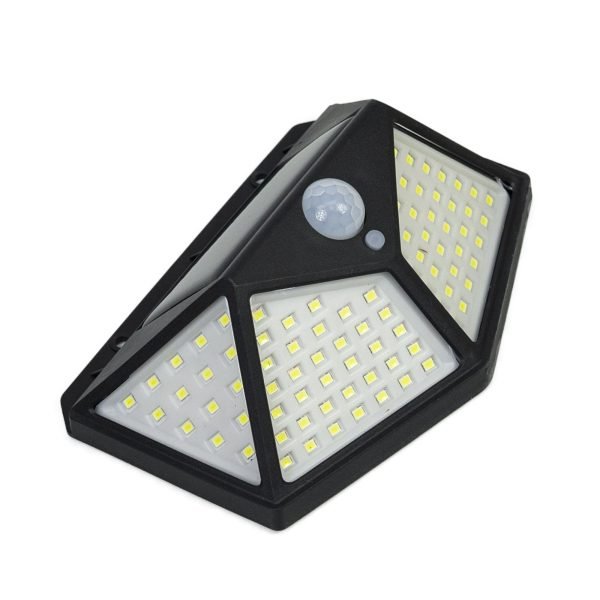 PNI GreenHouse WS10 LED Соларна лампа 100 светодиода 600 lm PIR ъгъл 120 градуса 1800 mAh Стенен монтаж - Image 4