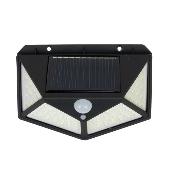 PNI GreenHouse WS10 LED Соларна лампа 100 светодиода 600 lm PIR ъгъл 120 градуса 1800 mAh Стенен монтаж - Image 5