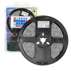 PNI 2835RGB Димируема LED лента RGB IP65 5М С дистанционно управление 230V 270 светодиода тип 2835