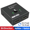 HDMI 2.0 Двупосочен Превключвател и Сплитер Адаптер 2в1 за PS4 TV Box 4K